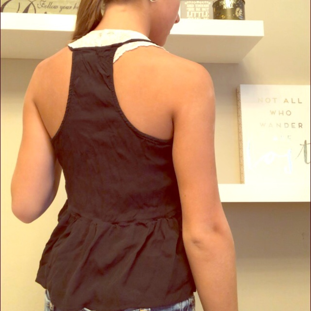 Grey/black Tanktop